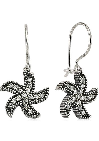 Gümüş Deniz Yıldızı Sallantılı Küpe fiyatları