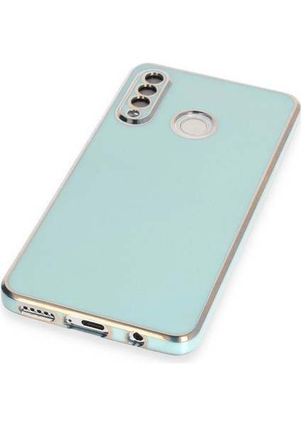 Huawei P30 Lite Kılıf Volet Silikon - Açık Yeşil Ferrg fırsatları