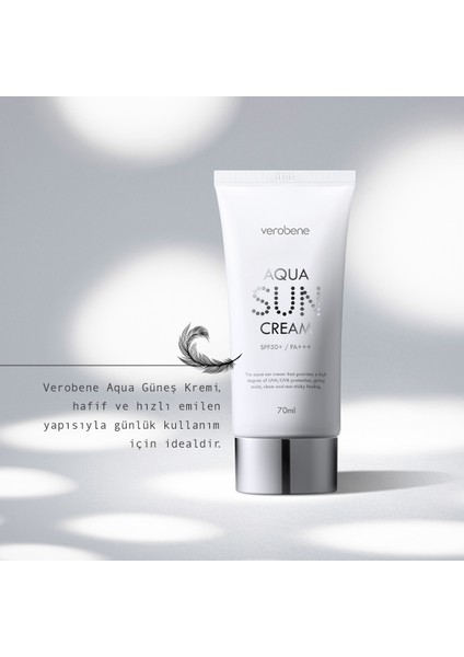 Aqua Sun Cream Su Bazlı Nemlendirici Güneş Kremi SPF50 Kore 70ml fırsatları