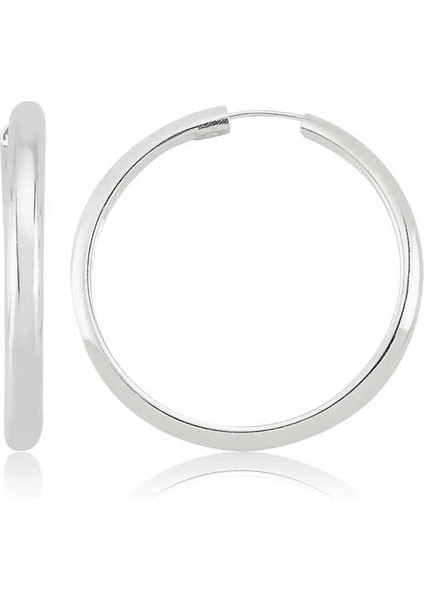 Gümüş Halka Küpe