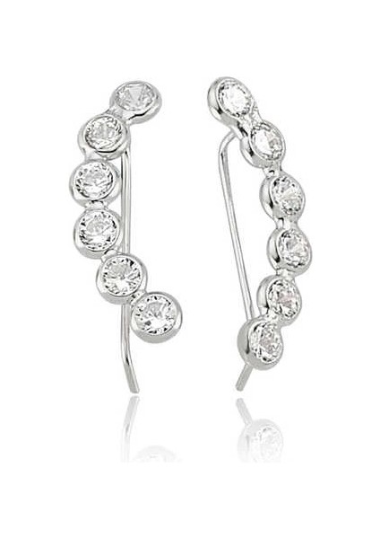 Gümüş Su Yolu Küpe