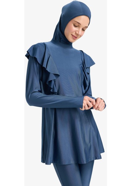 Regular Fit 5'li Hızlı Kuruyan Burkini Takımı E7999AX25HS fırsatları