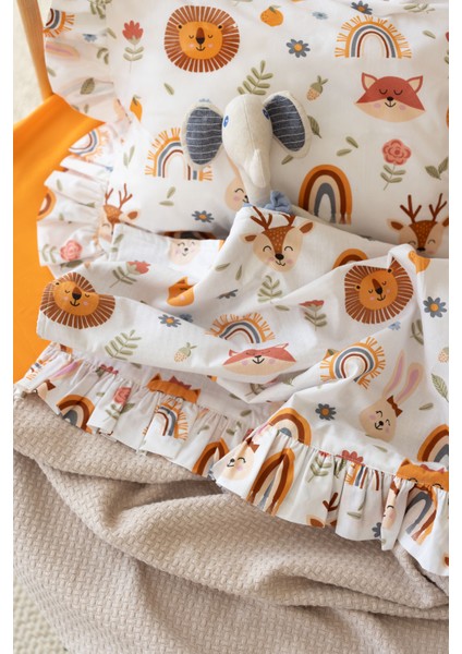 Sevimli Hayvan Desenli Fırfırlı Pike Takımı modelleri