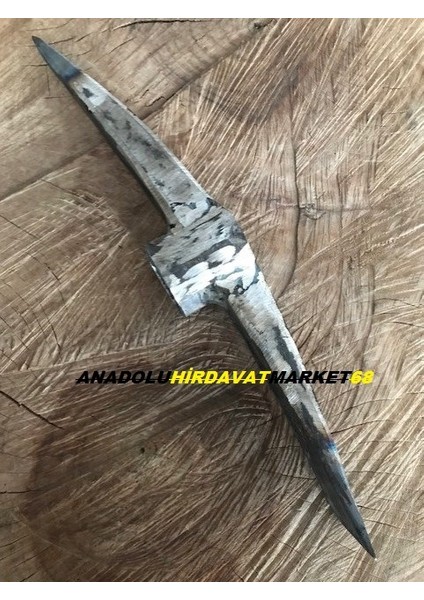 DÖVME ÇELİK KAZMA MADENCİ KAZMASI MİNİ KAZMA ÇİFT AGIZ SİVRİ DÜZ 30CM