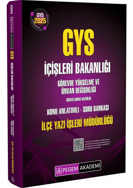 2024 İçişleri Bakanlığı Görevde Yükselme ve Ünvan Değişikliği Sınavı Konu Anlatımlı Soru Bankası