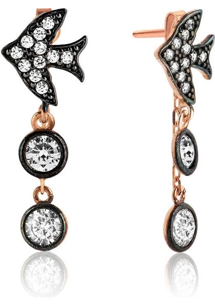 Gümüş Zincirli Kırlangıç Küpe fiyatları