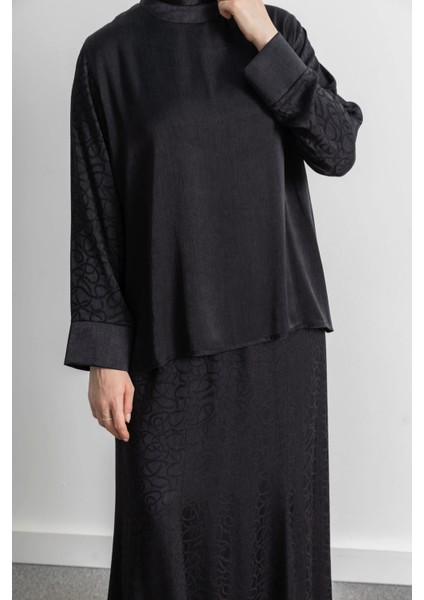 Plus Es Desenli Takım - Siyah fırsatları