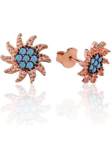 Gümüş Güneş Çivili Küpe fiyatları