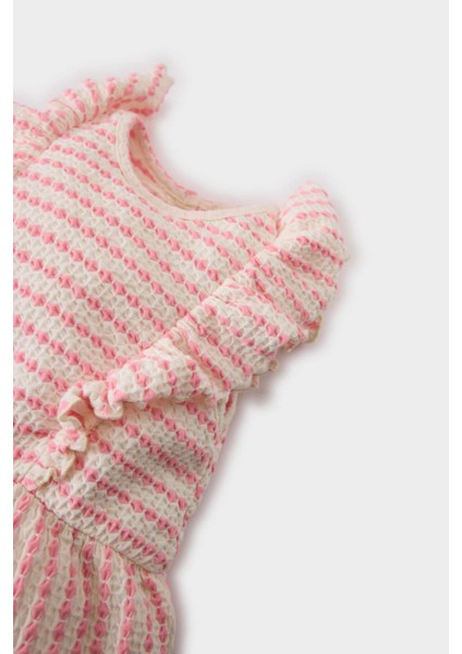 Kız Bebek Çizgili Kolsuz Tulum E8760A525SM