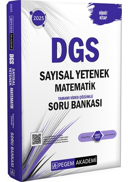 Pegem Akademi 2025 DGS Matematik Sayısal Mantık Tamamı Video Çözümlü Soru Bankası
