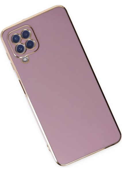Samsung Galaxy A12 Kılıf Volet Silikon - Mor Ferrg modelleri