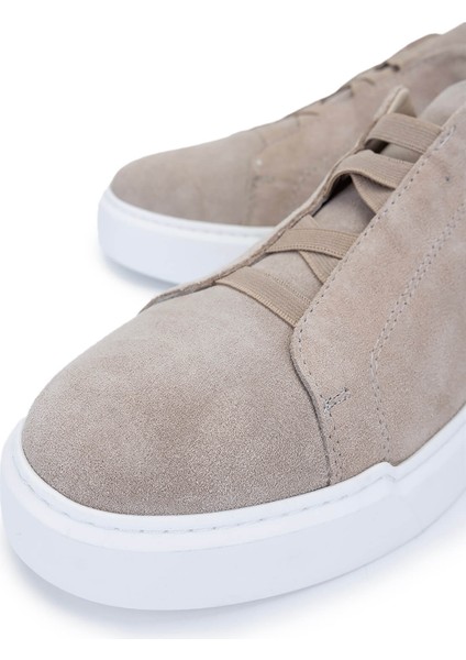 Erkek Hakiki Deri Bej Süet Sneakers & Spor Ayakkabı 352 23370 Erk Ayk Y25 Bej Suet modelleri
