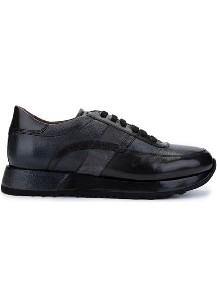 Erkek Hakiki Deri Gri Sneakers & Spor Ayakkabı 477 49482 Erk Ayk Y25 Grı