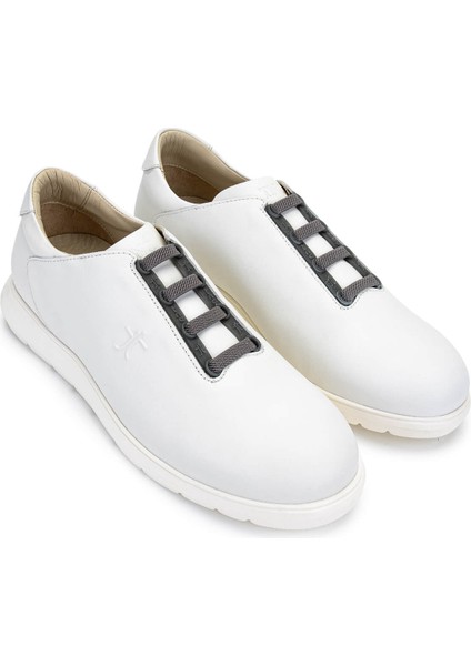Erkek Hakiki Deri Beyaz Sneakers & Spor Ayakkabı 1093 1191 Erk Ayk Y25 Beyaz Antık fiyatları