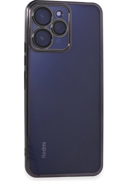 Xiaomi Redmi 12 Kılıf Razer Lensli Silikon - Mor Ferrg