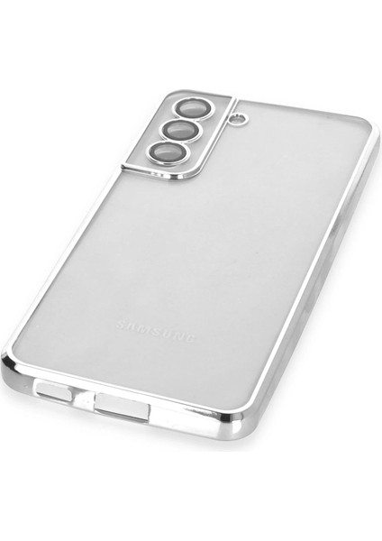 Samsung Galaxy S21 Fe Kılıf Razer Lensli Silikon - Gümüş Ferrg fırsatları