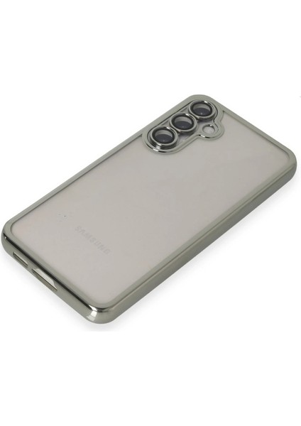 Samsung Galaxy S23 Fe Kılıf Razer Lensli Silikon - Gümüş Ferrg fırsatları