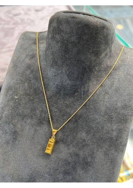 3,60 gr (Gram) Has Külçe Kolye 22 Ayar Altın 45 cm modelleri