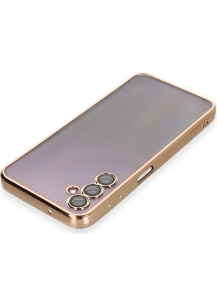 Samsung Galaxy A14 4g Kılıf Razer Lensli Silikon - Gold Ferrg modelleri