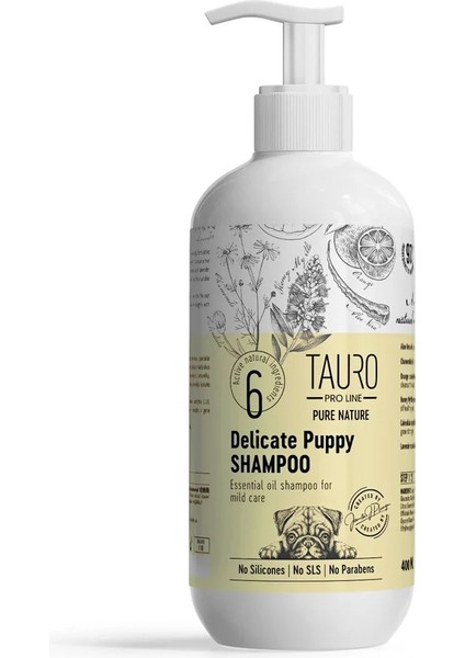 Pure Nature Delicate Puppy Hassas Tüyler İçin Yavru Köpek Şampuanı 400 ML