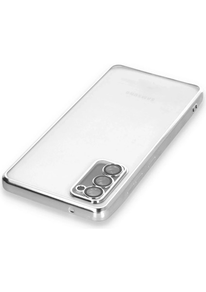 Samsung Galaxy S20 Fe Kılıf Razer Lensli Silikon - Gümüş Ferrg modelleri