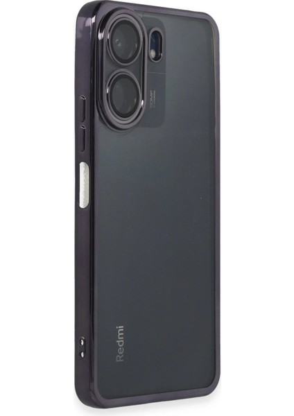 Xiaomi Redmi 13C Kılıf Razer Lensli Silikon - Mor Ferrg fiyatları