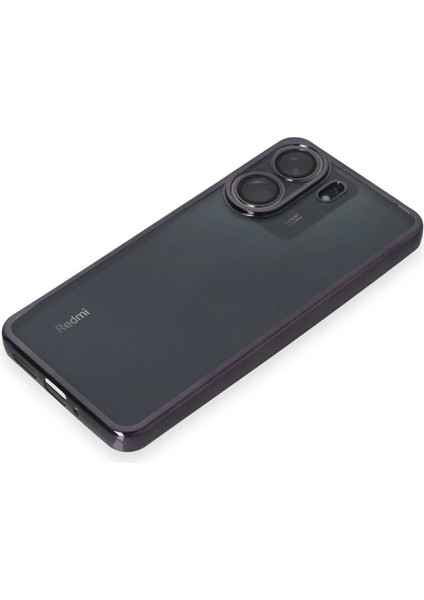 Xiaomi Redmi 13C Kılıf Razer Lensli Silikon - Mor Ferrg fırsatları