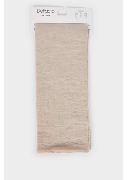 Kadın Soft Kraşlı Tesettür Şal A0823AXNS