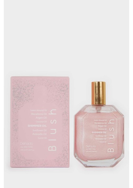 Kadın Defacto Shımmer Blush Meyvemsi 100 ml Parıltılı Vücut Yağı E9461AXNS