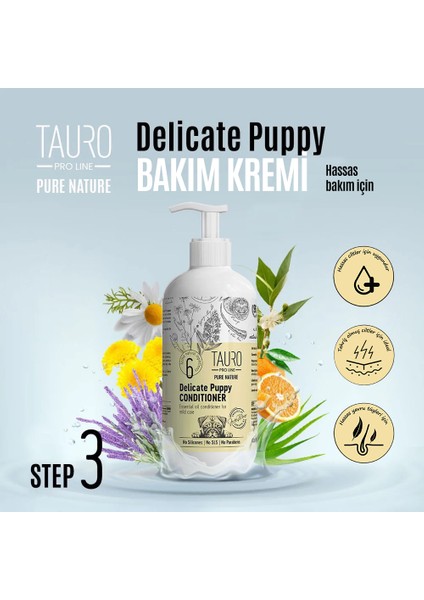 Pure Nature Delicate Puppy Hassas Tüyler İçin Yavru Köpek Bakım Kremi 400 ML fiyatları