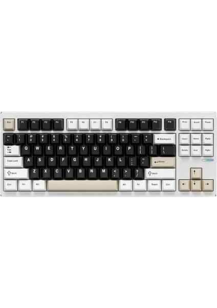 GX87S Milky Brown %80 Mist Blue Switch Rgb Kablosuz Hotswap Mekanik Gaming Klavye (HW-GX87-2)