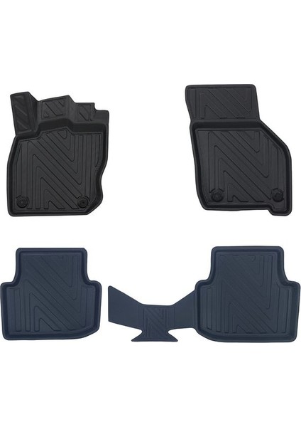 Seat Leaon(Otomatik) 2020 Sonrasi ile Uyumlu Carbon Desenli Ultra Premium Havuzlu Oto Paspas