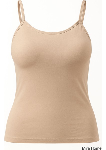 Kadın Ip Askılı Pedli Atlet Süngerli Pamuklu Iç Çamaşırı fiyatları