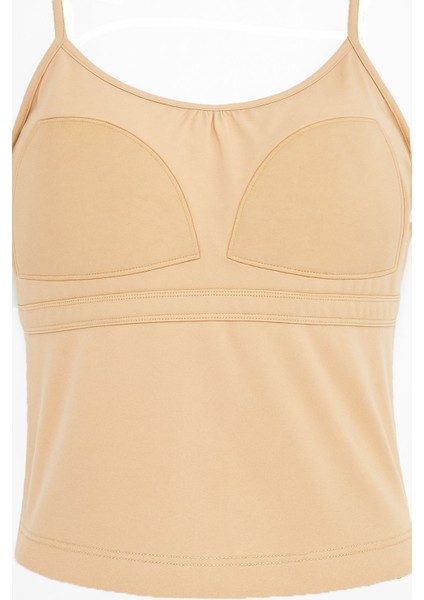 Kadın Ip Askılı Pedli Atlet Süngerli Pamuklu Iç Çamaşırı modelleri