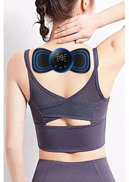 Mini Elektrikli Kelebek Masaj Aleti, USB Şarjlı ve Titreşimli Kompakt Tasarım