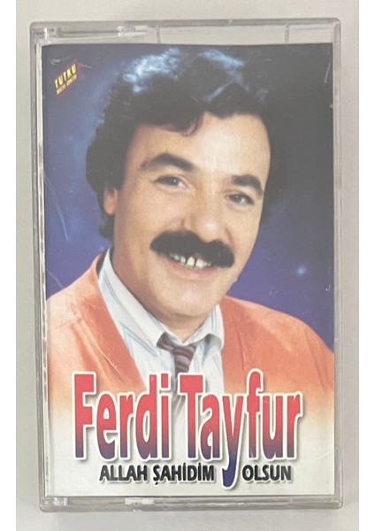 Ferdi Tayfur Allah Şahidim Olsun Kaset (Orijinal Dönem Baskı Kaset)