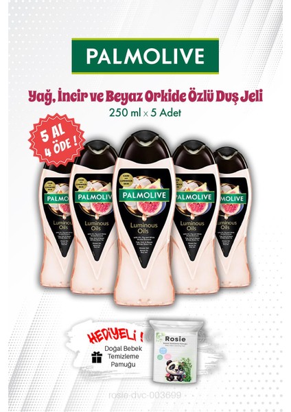 5 Al 4 Öde İncir ve Beyaz Orkide Özlü 250 ml Duş Jeli ve Rosie