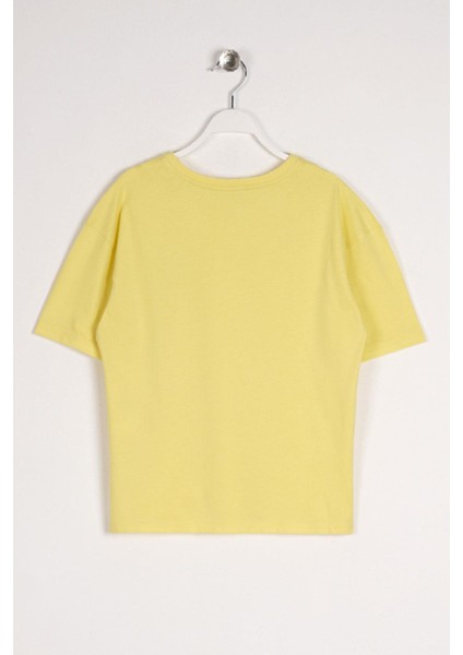 Erkek Çocuk Açık Sarı Renkli Timeless Baskılı Tişört fırsatları