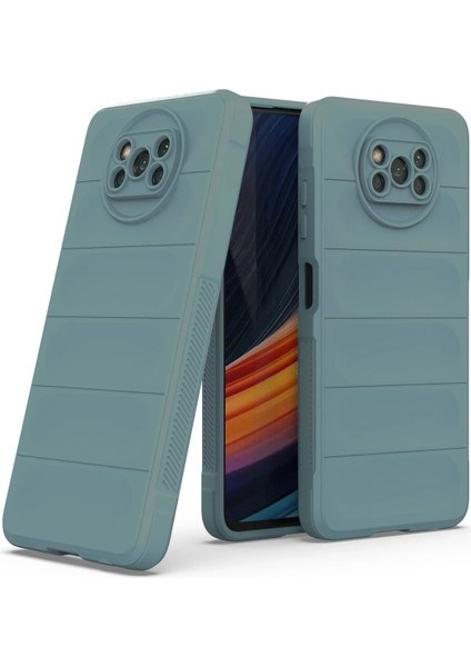 Xiaomi Pocophone X3 Kılıf Optimum Silikon - Koyu Yeşil Ferrg fiyatları