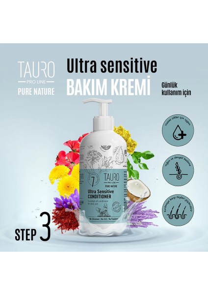 Pure Nature Ultra Sensitive Hassas Tüy Bakım Kremi 400 ML fiyatları