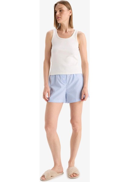 Regular Fit Poplin 2'li Alt-Fall in Love E4342AX25SM