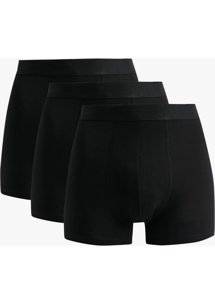 Pamuklu Basic 3'lü Boxer Seti