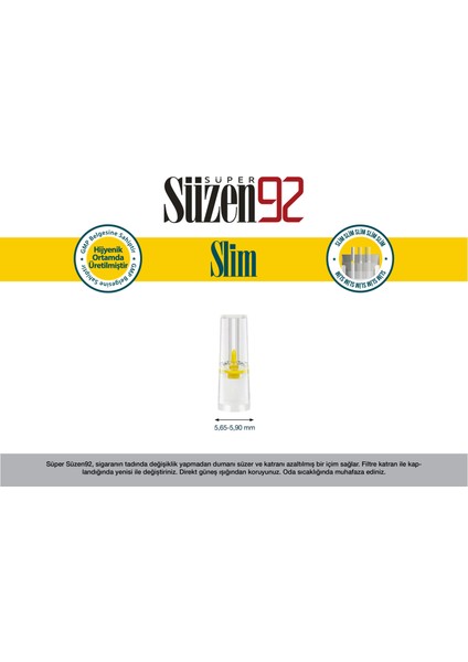 270 Slim Sigara Filtresi Ağızlık + 30 Ultra Slim Adaptör Ekonomik Paket