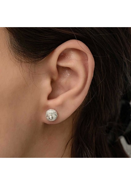 Gümüş Kazaziye Örgü Çivili Küpe fırsatları