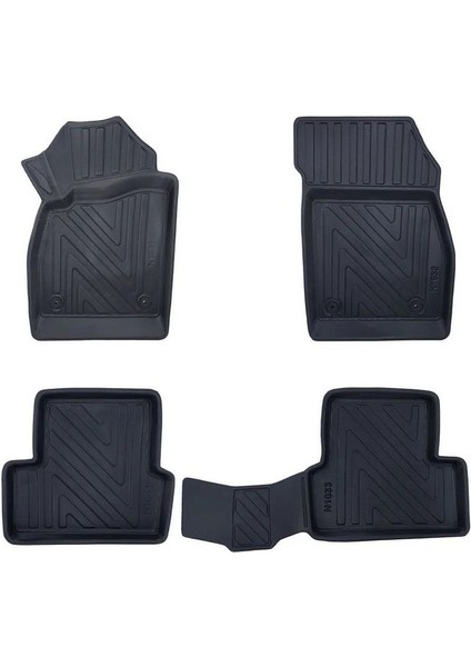 Chevrolet Lacceti 2009 ve Sonrasi ile Uyumlu Carbon Desenli Ultra Premium Havuzlu Oto Paspas