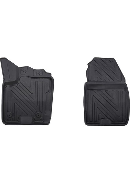 Ford Courier 2014-2023 Panelvan ile Uyumlu Carbon Desenli Ultra Premium Havuzlu Oto Paspas