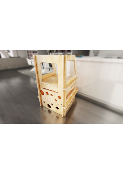 Bebek Mama Sandalyesi, Ahşap Mama Sandalyesi, Montessori 95 cm Mama ve Çocuk Oyun Sandalyesi modelleri