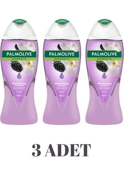 Moments Böğürtlen ve Orkide Özlü Duş Jeli 750X3 3'lü