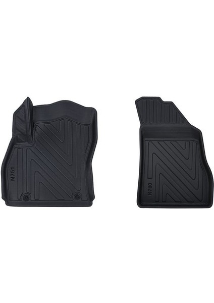 Fiat Fiorino Dizel Panelvan 2007-2019 ile Uyumlu Carbon Desenli Ultra Premium Havuzlu Oto Paspas