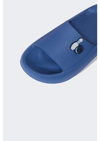 Erkek Çocuk Aplike Tırtıklı Taban Cırt Cırtlı Eva Sandalet C2774A825SP